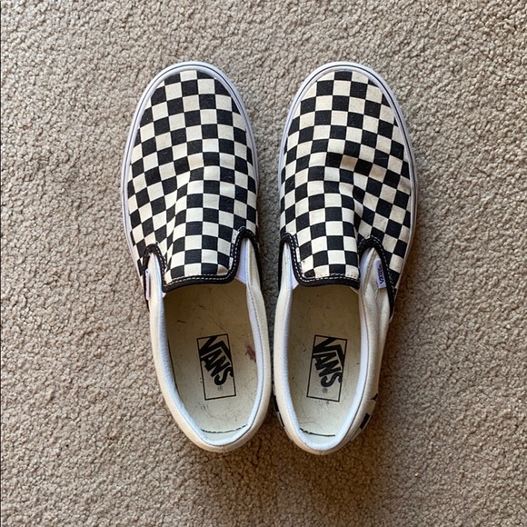 Vans Other - Vans checkered slide on men’s 9.5, women 11